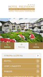 Mobile Screenshot of hotelprezydent.com